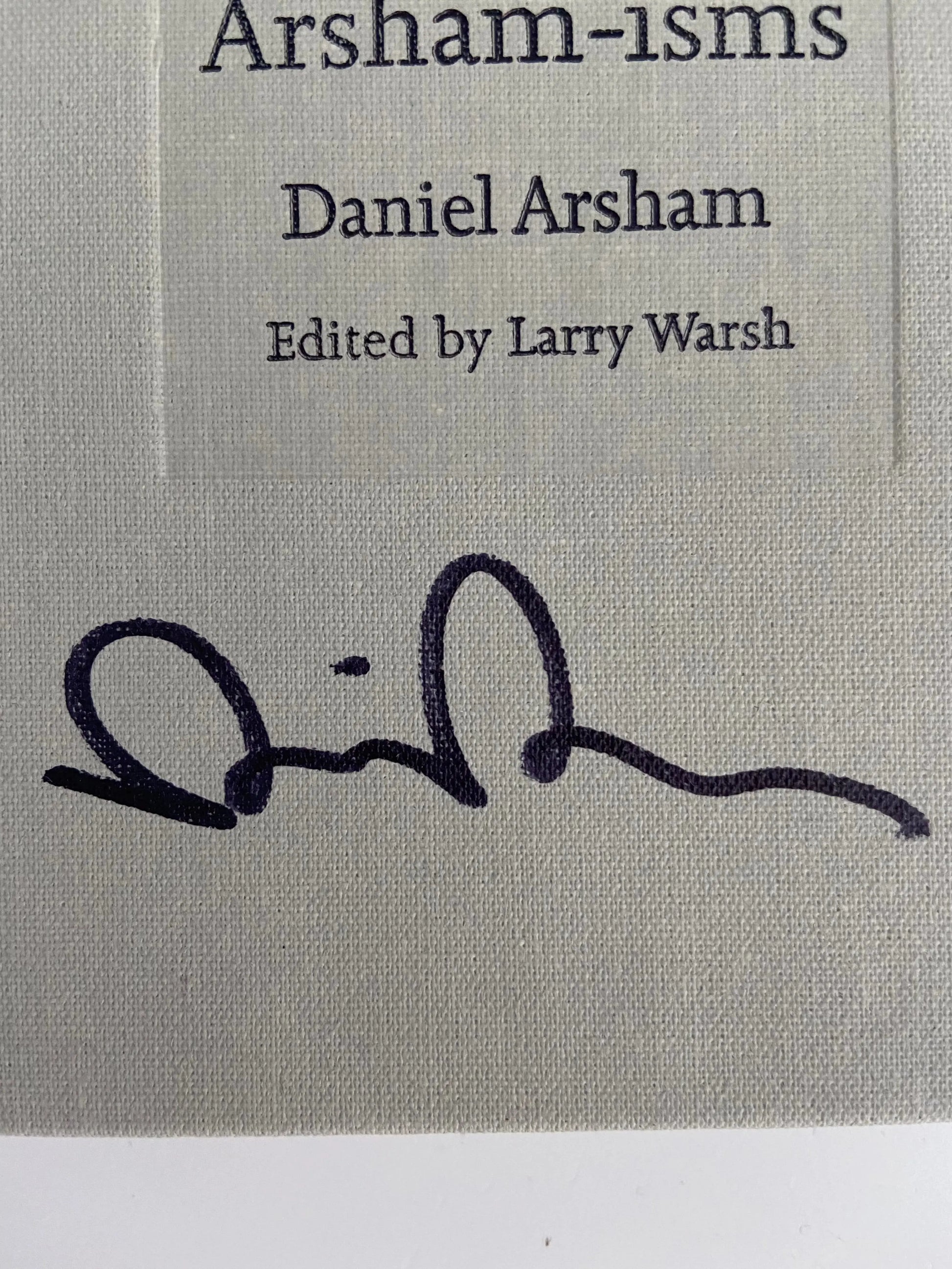 Daniel Arsham ARSHAM-ISMS Livre signé LYNART Store