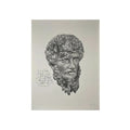 Daniel Arsham -  Eroded Classical Print - Lucius Verus 