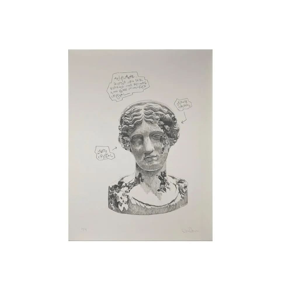 Daniel Arsham -  Eroded Classical Print - Venus of Arles LYNART STORE