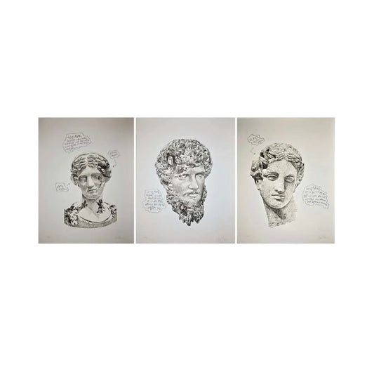 Daniel Arsham -  Eroded Classical Prints (Set of 3) LYNART STORE