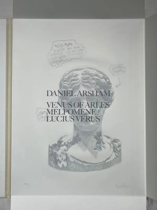 daniel arsham ポスター 3点セット