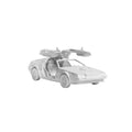 Daniel Arsham - Eroded Delorean (White), 2021 - Resin sculpture
