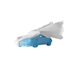 Daniel Arsham - VEILED PORSCHE - Cast resin in white and blue