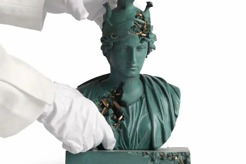 Daniel Arsham Bronze Eroded Rome Deified 2023 limited edition sculpture