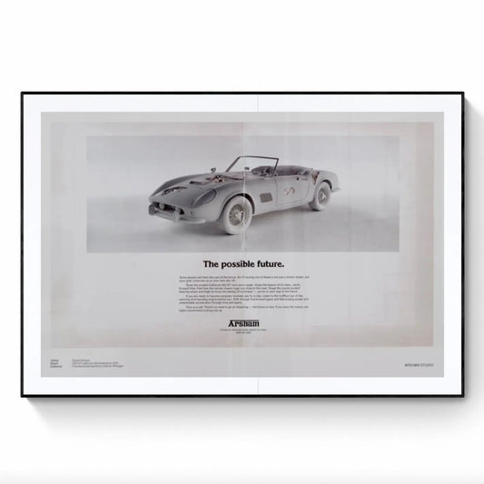 Daniel Arsham — Fictional Advertisement Poster -250 GT California LYNART STORE