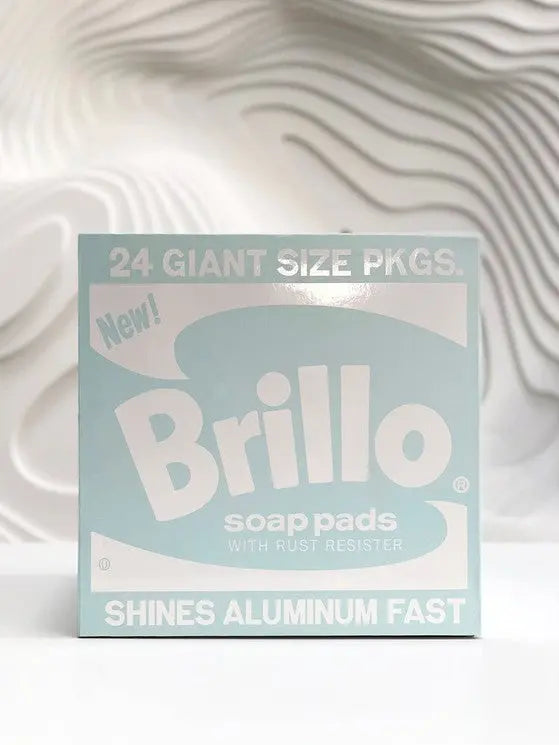 Daniel Arsham x Andy Warhol Brillo Box Blue, 2020 LYNART STORE