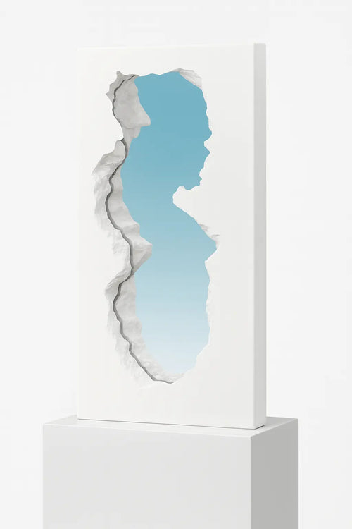 Daniel Arsham, BROKEN MIRROR White (2023) LYNART STORE