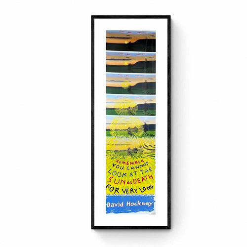 David Hockney Remember You Cannot Look - Poster