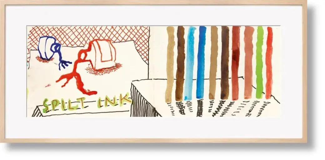David Hockney, 220 for 2020. Art Edition No. 1–100 ‘Spilt Ink with Tests (2019) LYNART STORE