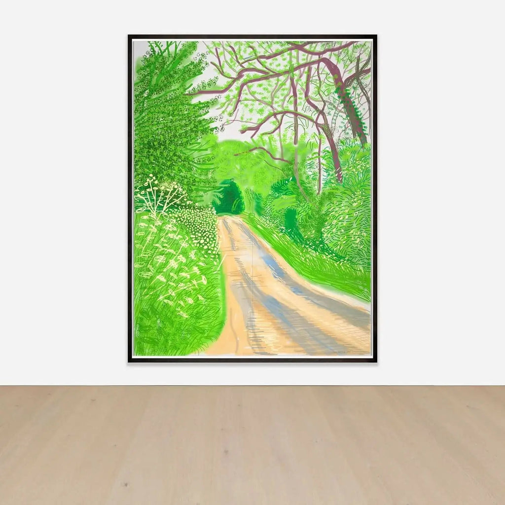 David Hockney, The Arrival of Spring in Woldgate, East Yorkshire in 2011 (twenty eleven) – 16 May LYNART STORE