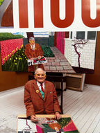 David Hockney, Print originale de l'exposition - FONDATION VUITTON PARIS, 2025 I LYNART STORE