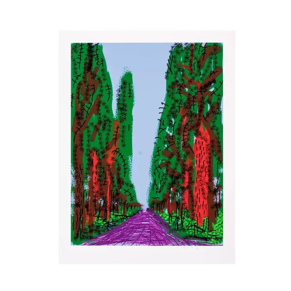 David Hockney, Untitled No. 5: The Yosemite Suite (2010)