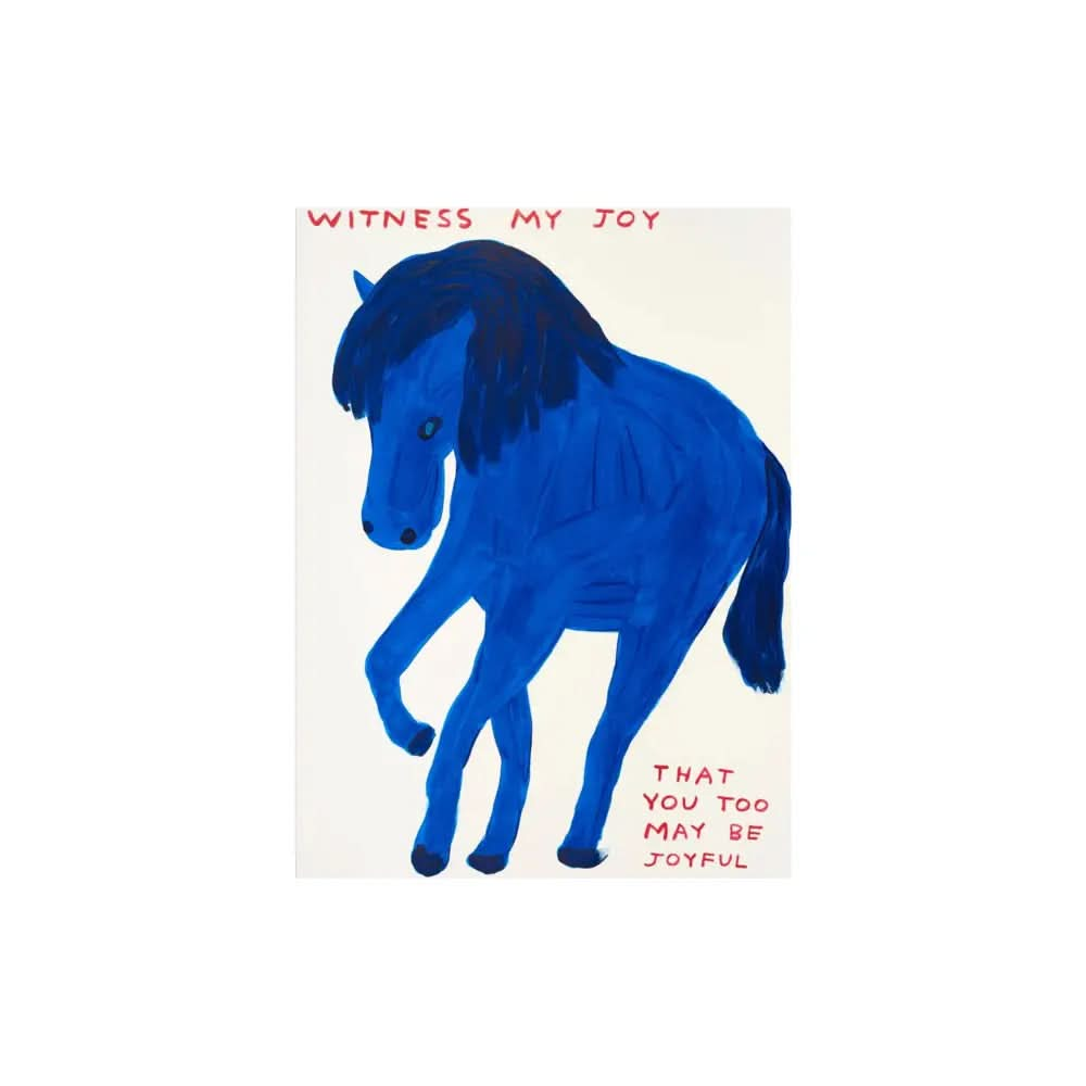 David Shrigley - Untitled Witness My Joy - Screenprint – LYNART STORE