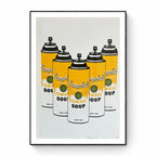 Death NYC- Campbell's (Yellow) - SCREEN PRINT - Screen print signed and numbered by the artist