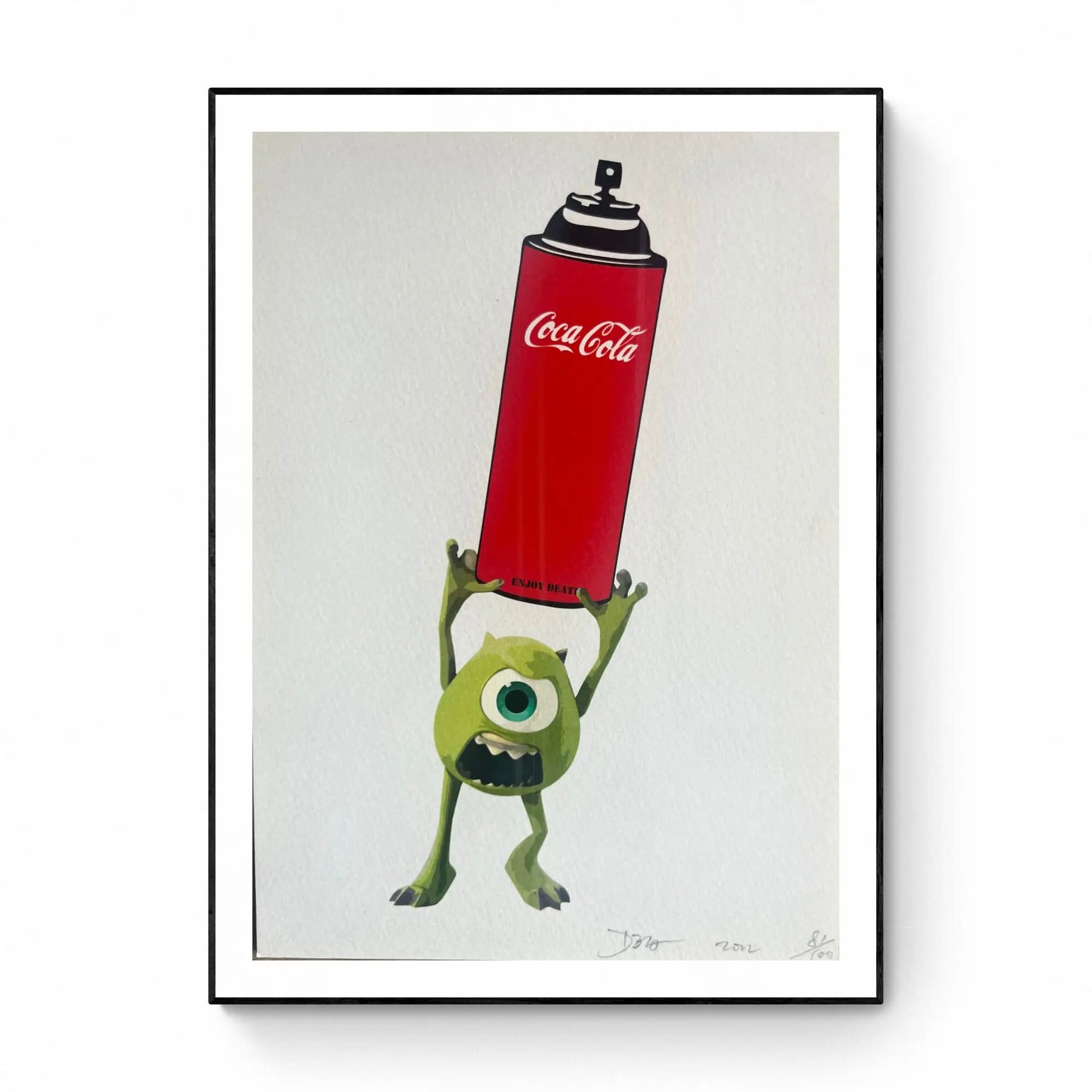 Death NYC- Coca Cola - SCREEN PRINT - Screen print signed and numbered by the artist
