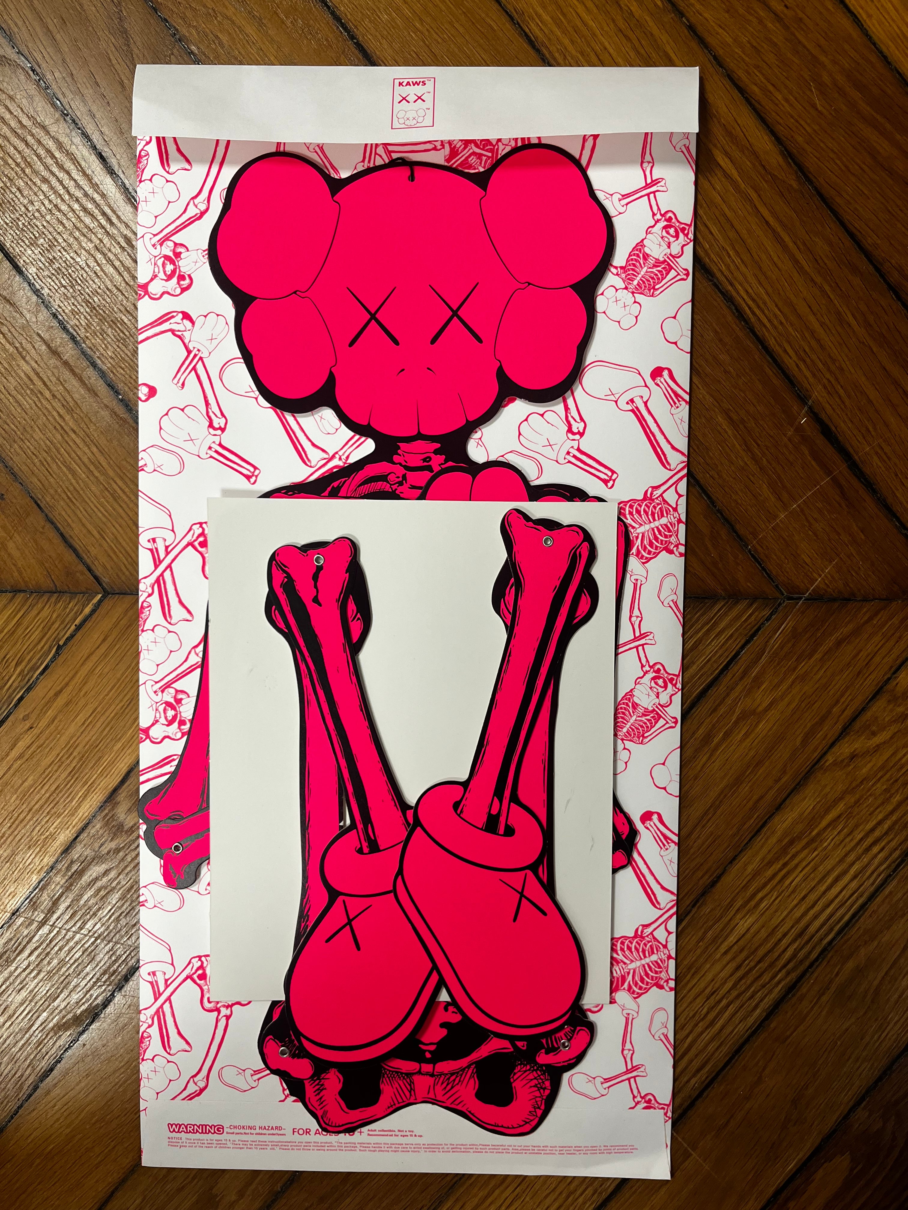 KAWS – Companion Skeleton Set of 4 Screenprints – LYNART STORE