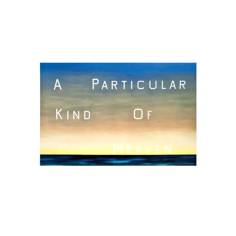 Ed Ruscha, A particular kind of heaven - Exhibition poster Ed Ruscha, A particular kind of heaven - Exhibition poster
