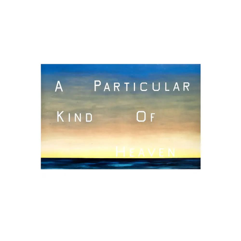 Ed Ruscha, A particular kind of heaven - Exhibition poster