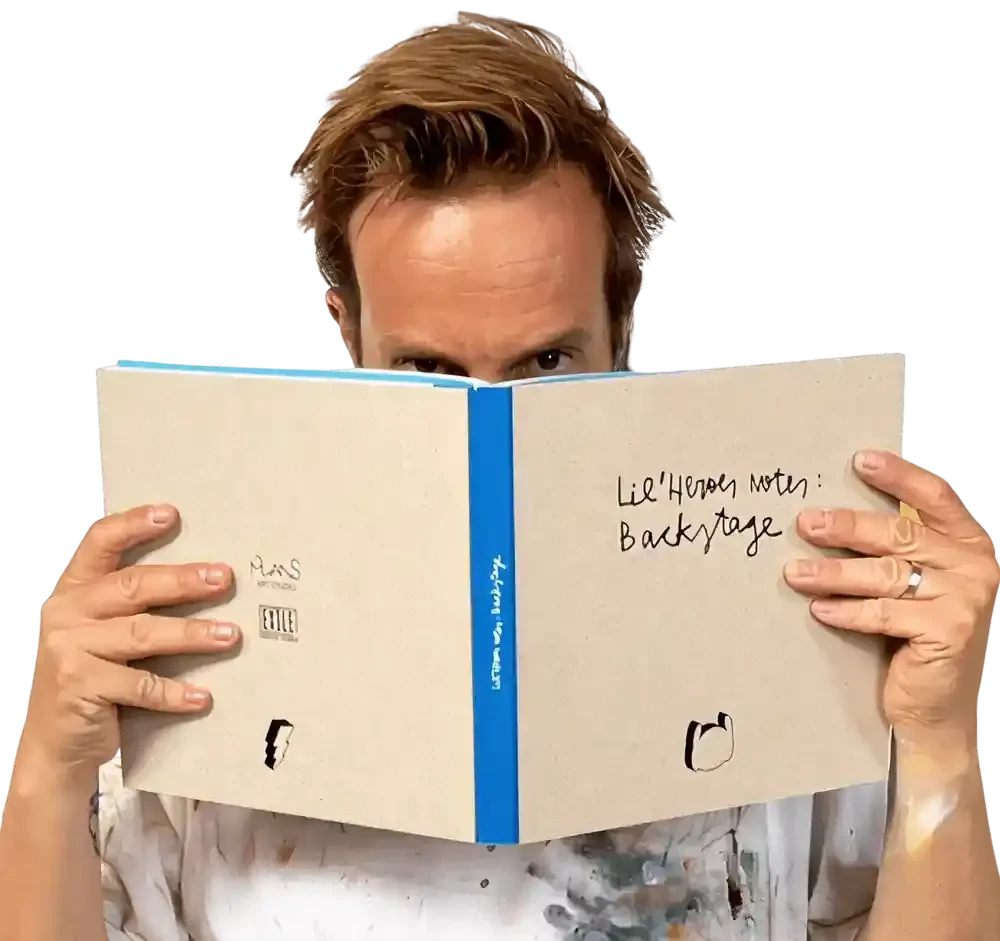 Edgar Plans - Lil Hero's Backstage Signed and Numbered Book by Edgar Plan's NFT Project, 2021 LYNART STORE