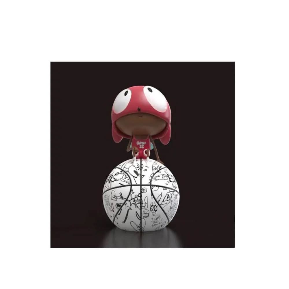 Edgar Plans - NBA Fly Man 23 Chicago Bulls (Michael Jordan), 2023 - Acrylic, crystal, and polygonal stone sculpture