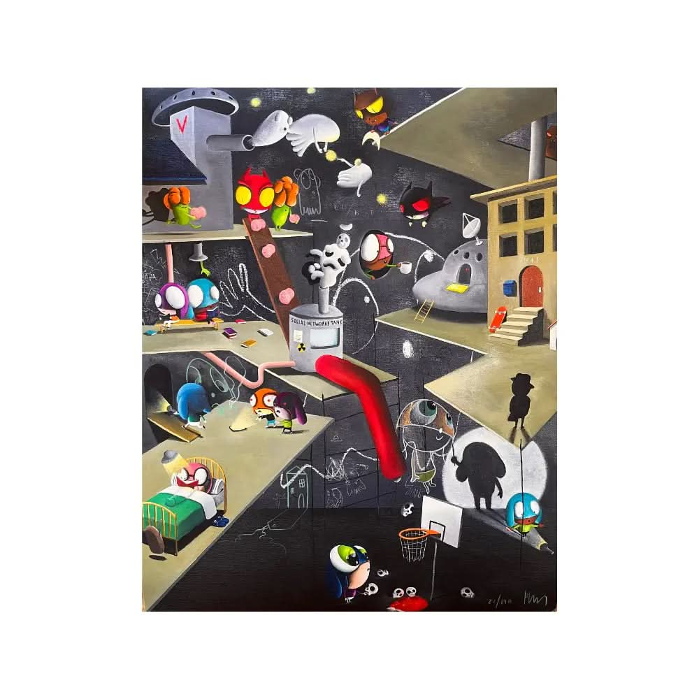 Edgar Plans - Street Artist II (2024) Hand Finished LYNART STORE