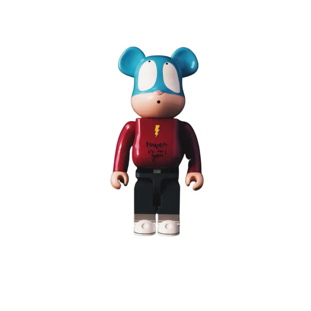 Edgar Plans x 1000% Be@rbrick "Power is in you!" 2023 Edition signée L.Y.N.A.R.T Store