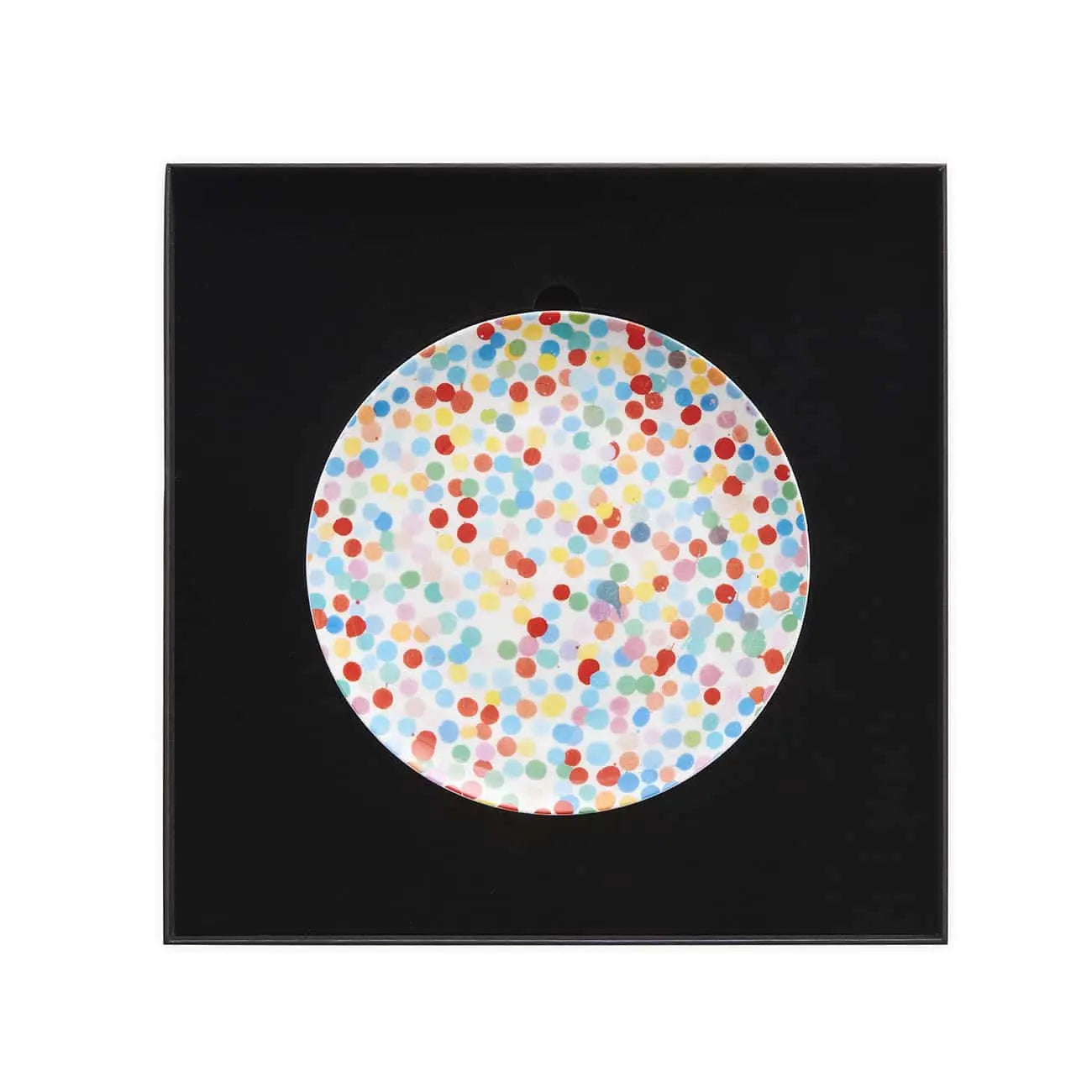 Ensemble de 3 Damien Hirst - All Over Dot Plate - screen–printed with a vibrant Currency Dot design - SAVE from 20% LYNART STORE