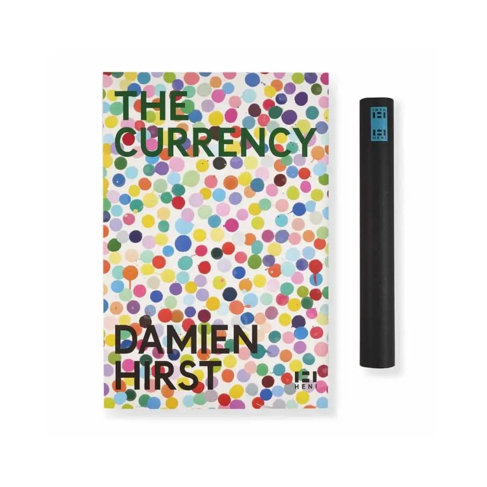 Ensemble de 4 Damien Hirst - The Currency Posters (Blue, Yellow Silver, Purple, Pink) LYNART STORE