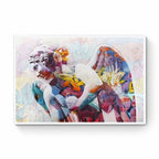 Eros lefkos – Pichiavo - Giclée print on 100% cotton fine art paper, 310gsm Hahnemühle Bright White Photo Rag, with phosphorescent UV inks