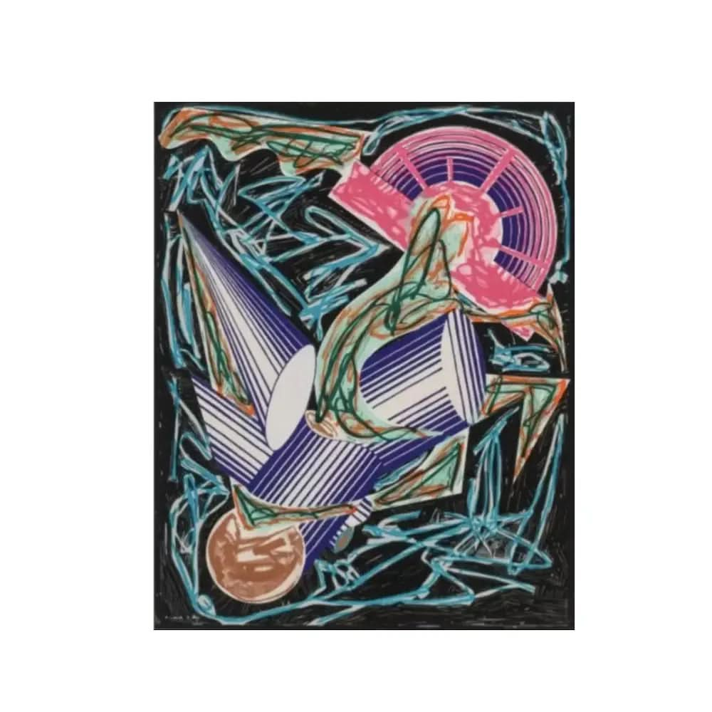 Frank Stella, A Had Gadya: Front Cover, Illustrations After El Lissitzky's Had Gadya - Print-Multiple