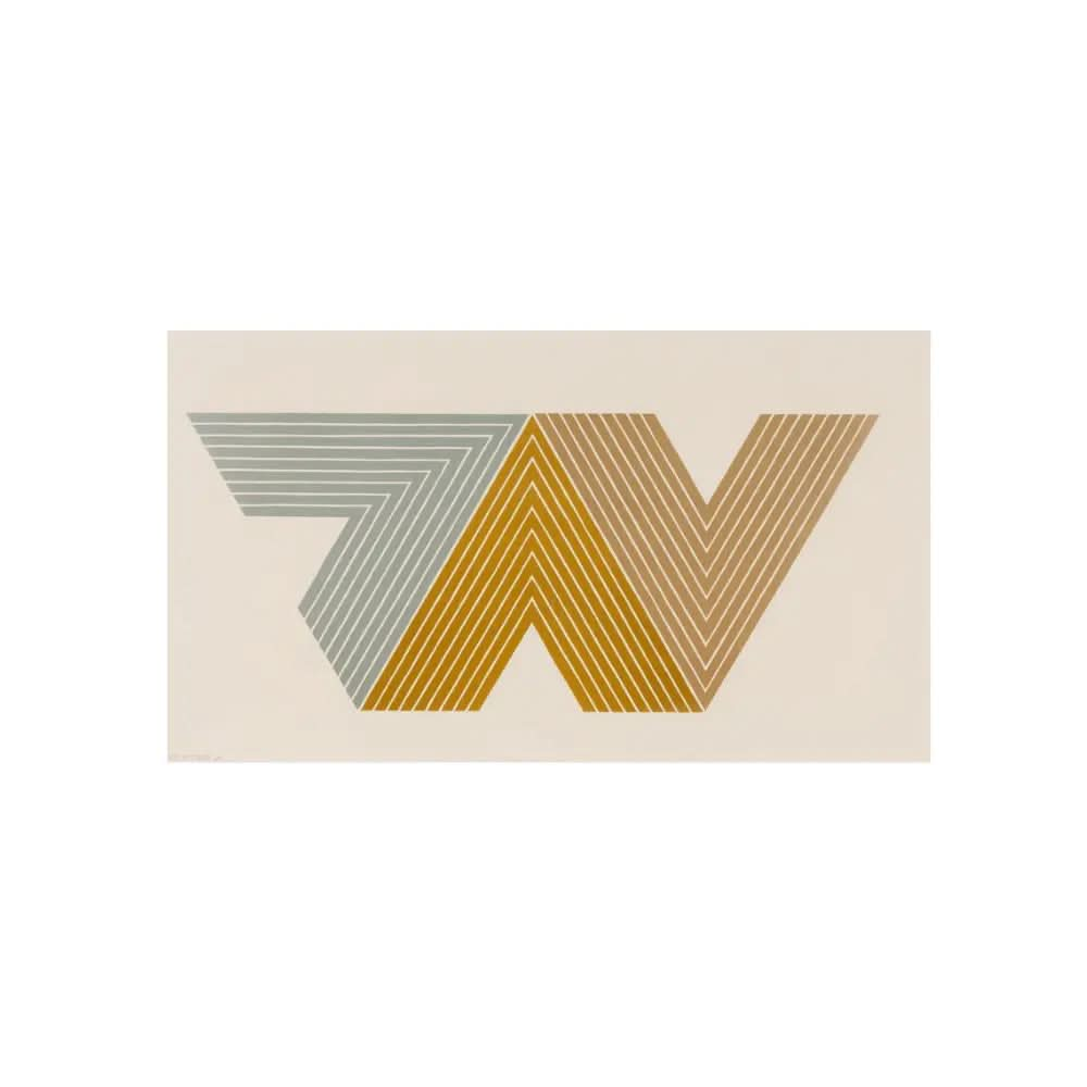Frank Stella, Quathlamba II (from V Series), 1968 - Color lithograph