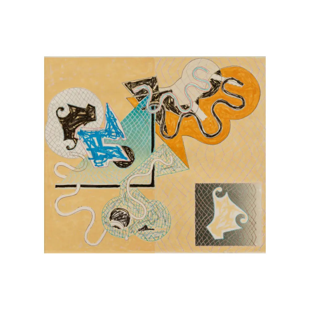 Frank Stella, Shards IV, 1982 - Colour lithograph 