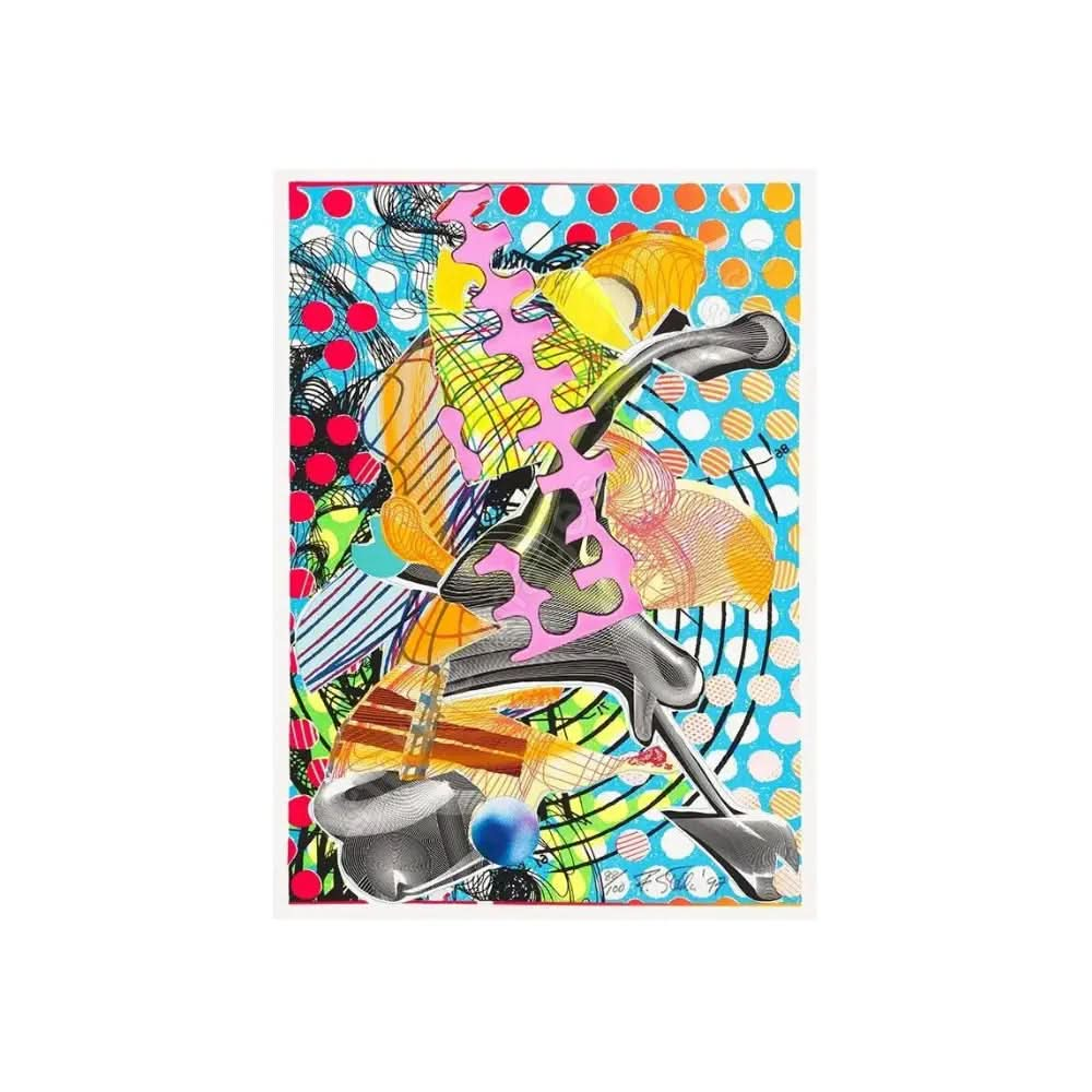 Frank Stella - Prince of Hohenfliess (1997) - lithograph – LYNART