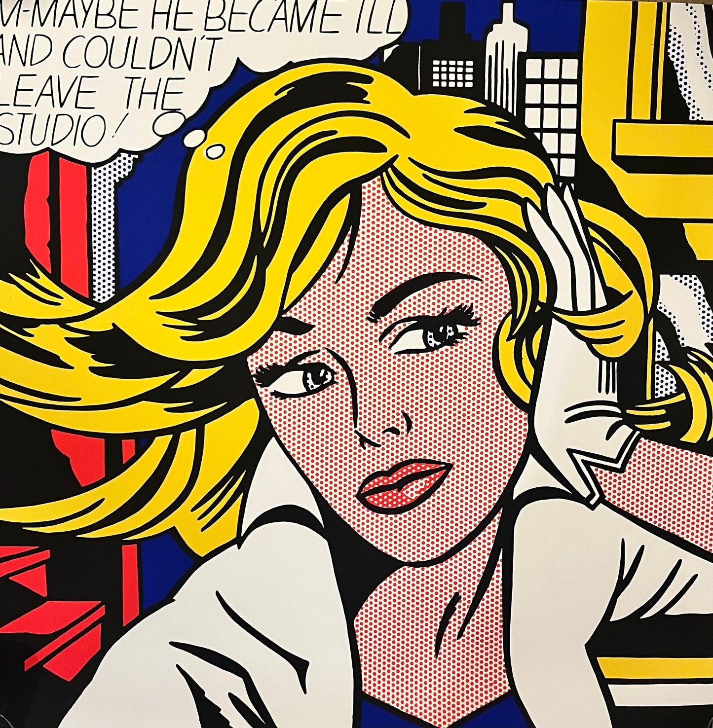 Roy Lichtenstein, M-Maybe Lithograph