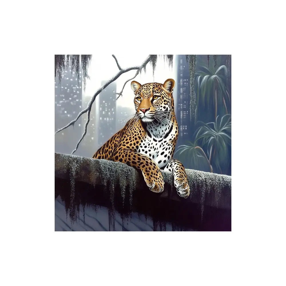 George Cameron - Urban Serenity: The Watchful Leopard (2024) LYNART STORE