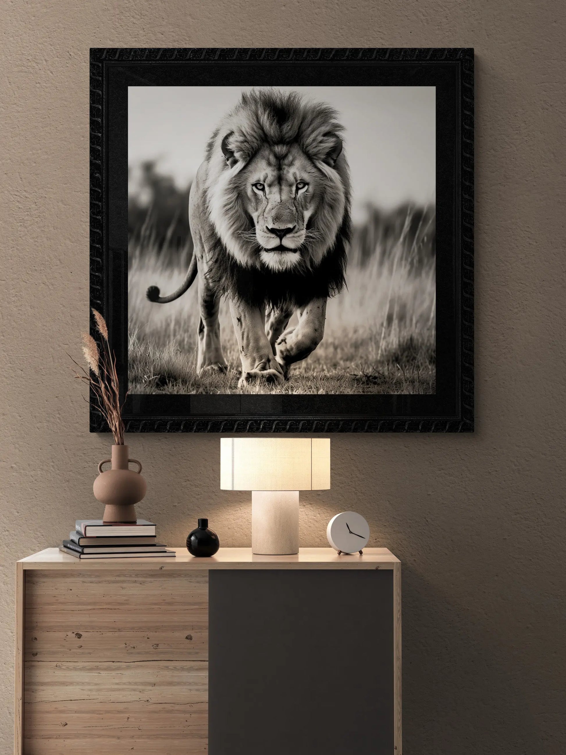 George Cameron, The Majestic Lion in Motion, 2023 Photographie LYNART STORE