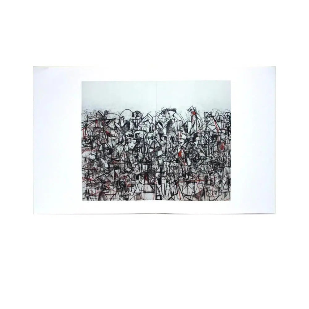 George Condo - Plate 16 Black and Red Compression LYNART STORE