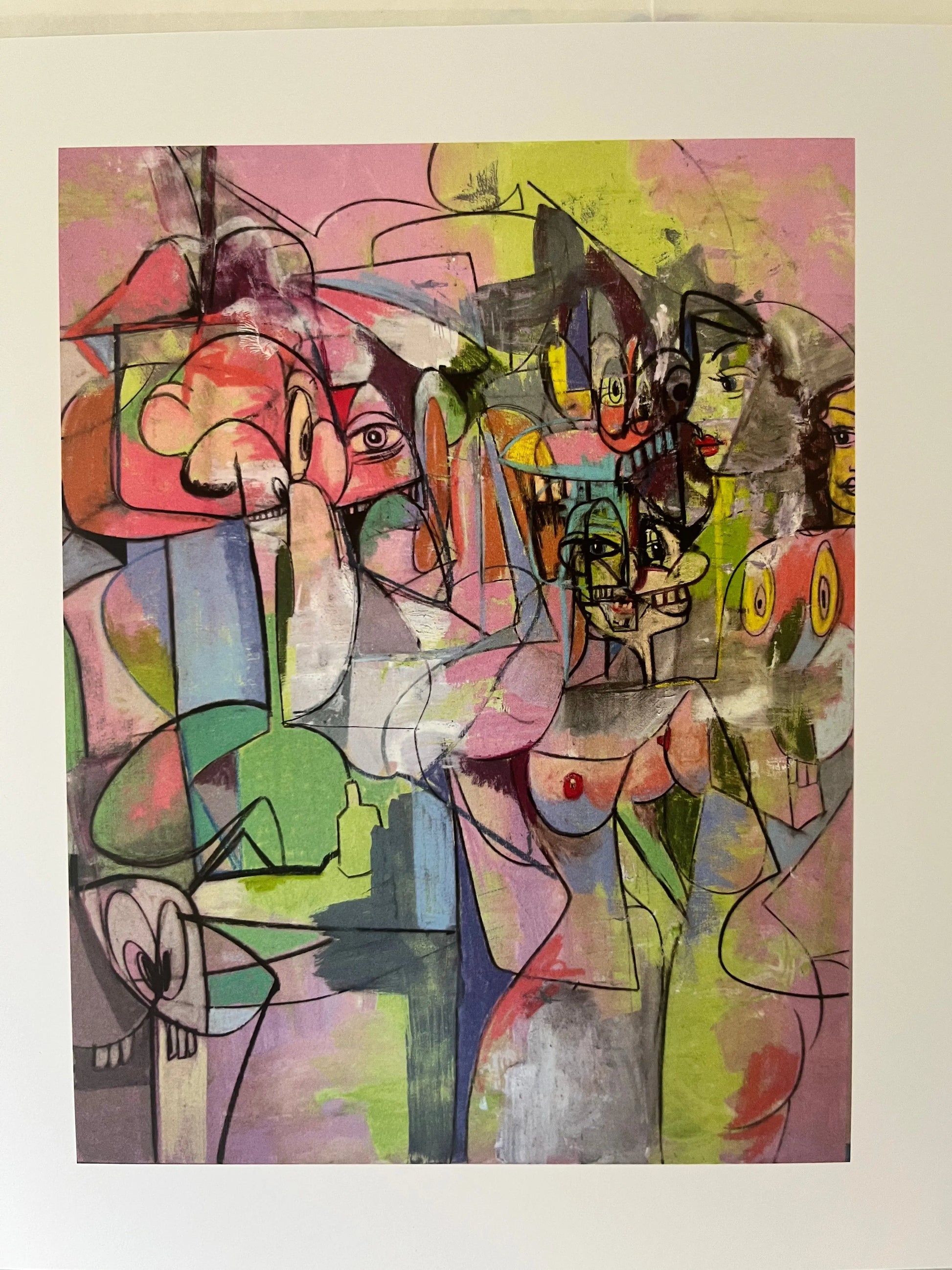 George Condo - Plate 4 Figure Change , 2011 LYNART STORE