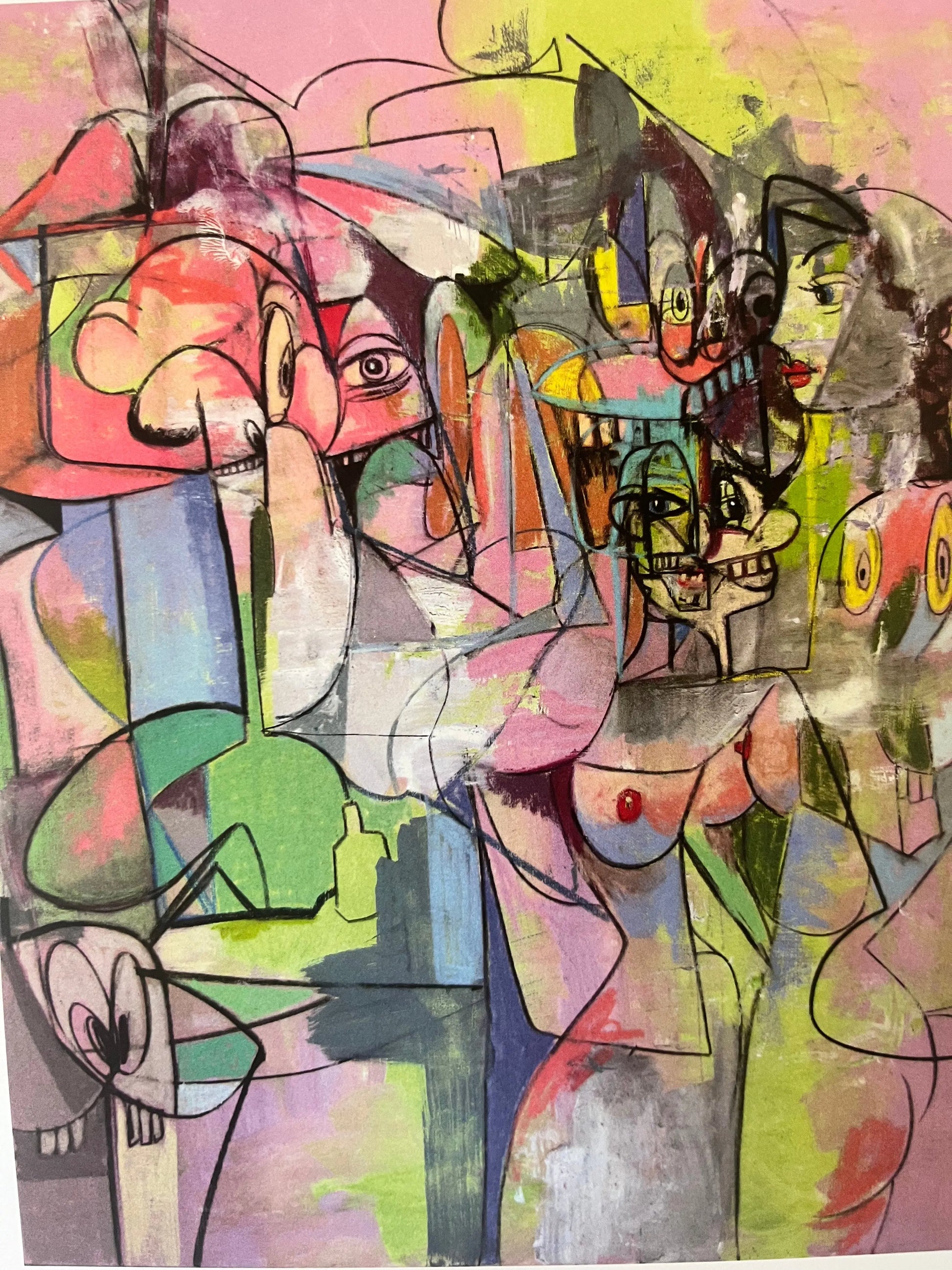 George Condo - Plate 4 Figure Change , 2011 LYNART STORE