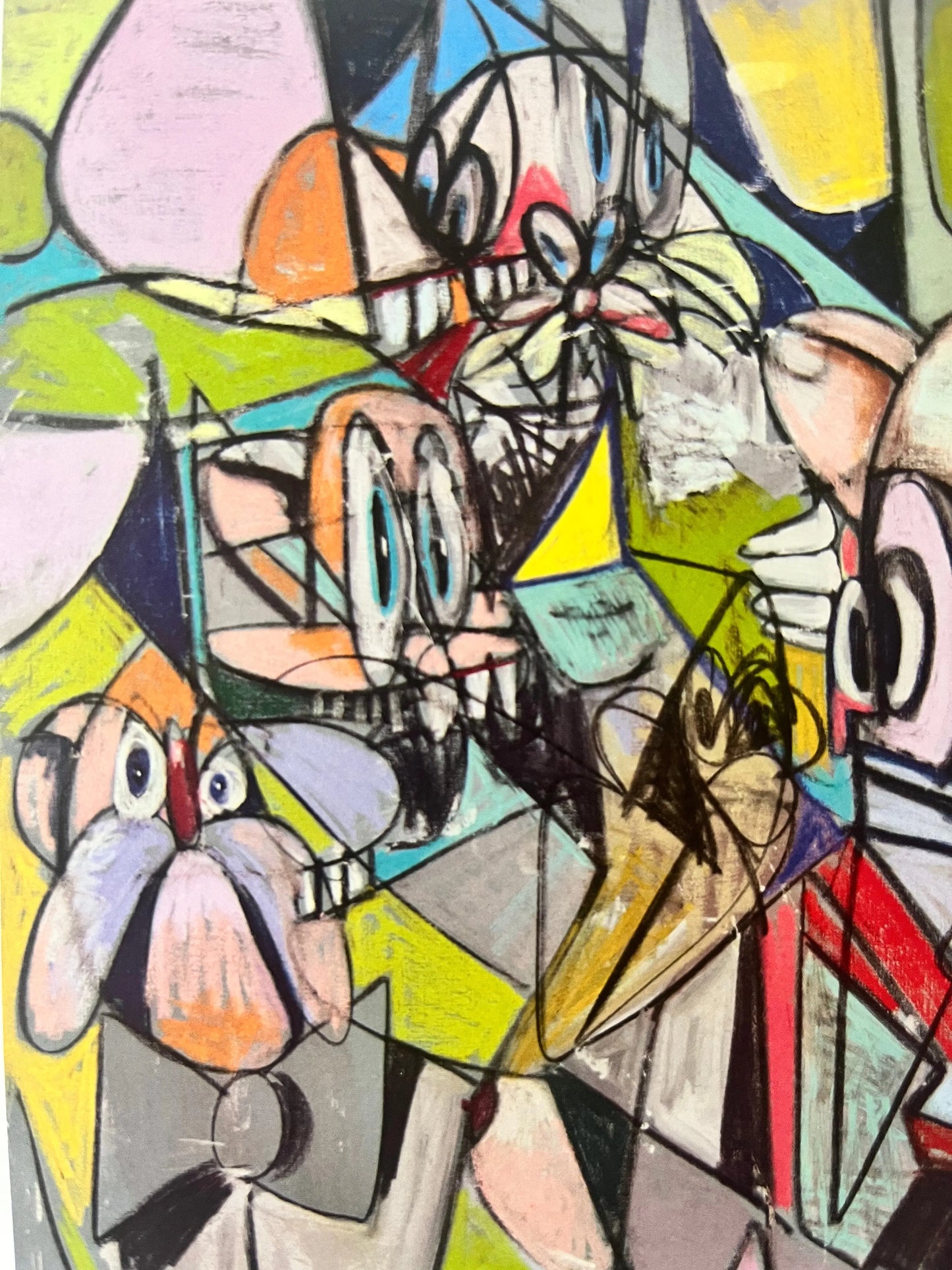 George Condo - Plate 5 Cascading Butlers , 2011 LYNART STORE