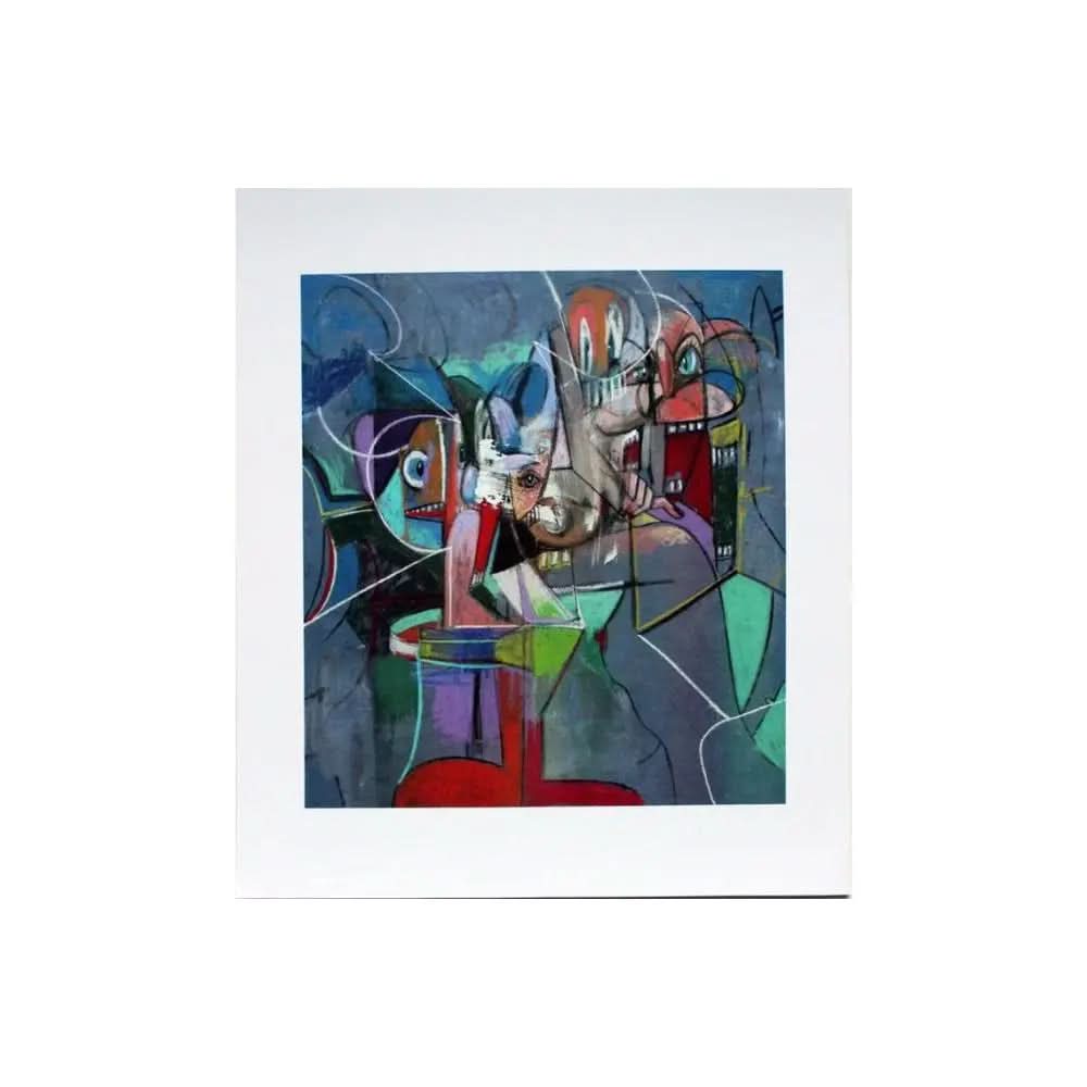 George Condo - Plate 9, Heads and Toes (2011) - Offset lithograph