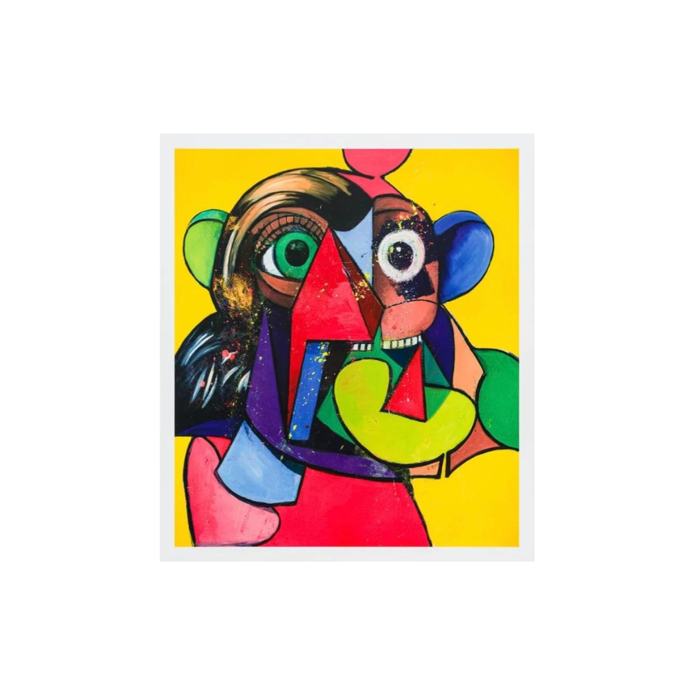 George Condo - Portrait and Head, 2024 - 33-color screenprint