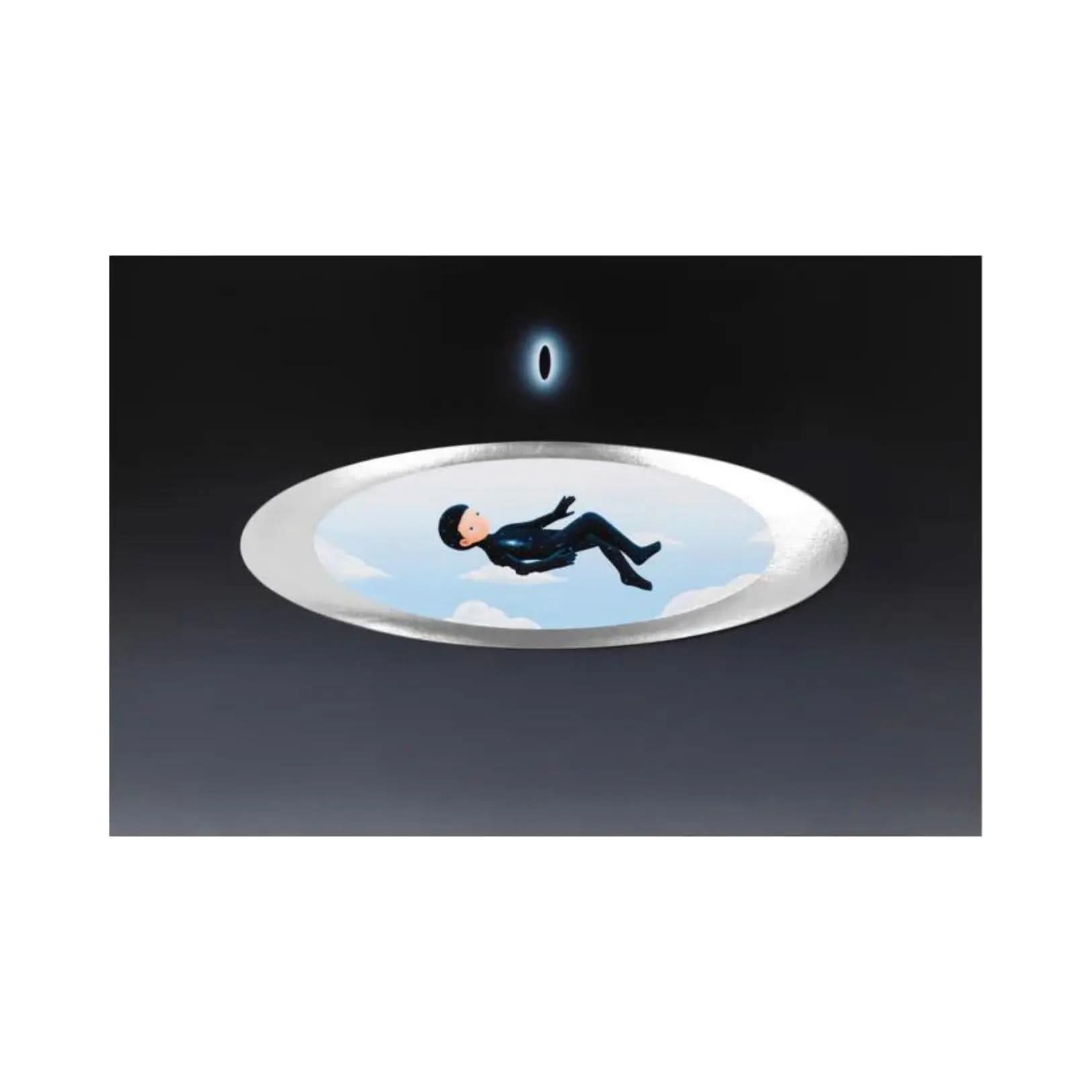 Gongkan, GALAXY SPIRITS, 2023 - Screenprint on 250 GSM matte coated paper with color foil stamping