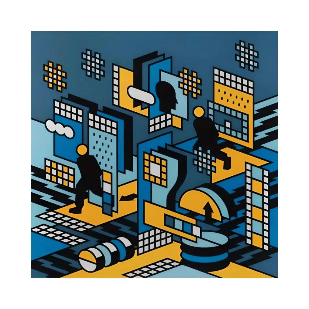 Grafflex, Avoid, 2023 - Painting on canvas