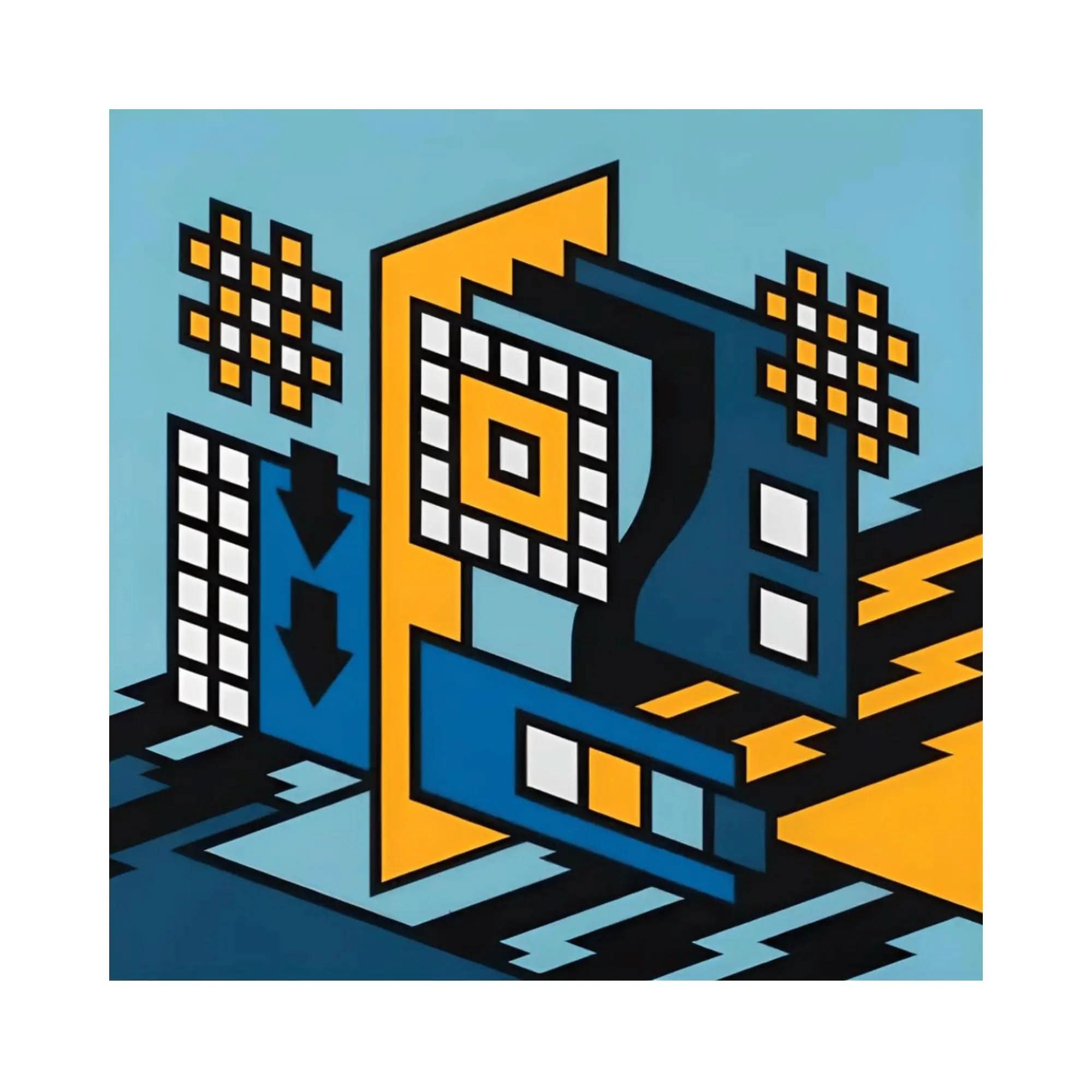 Grafflex, COMPLEX, 2023 - Painting on canvas