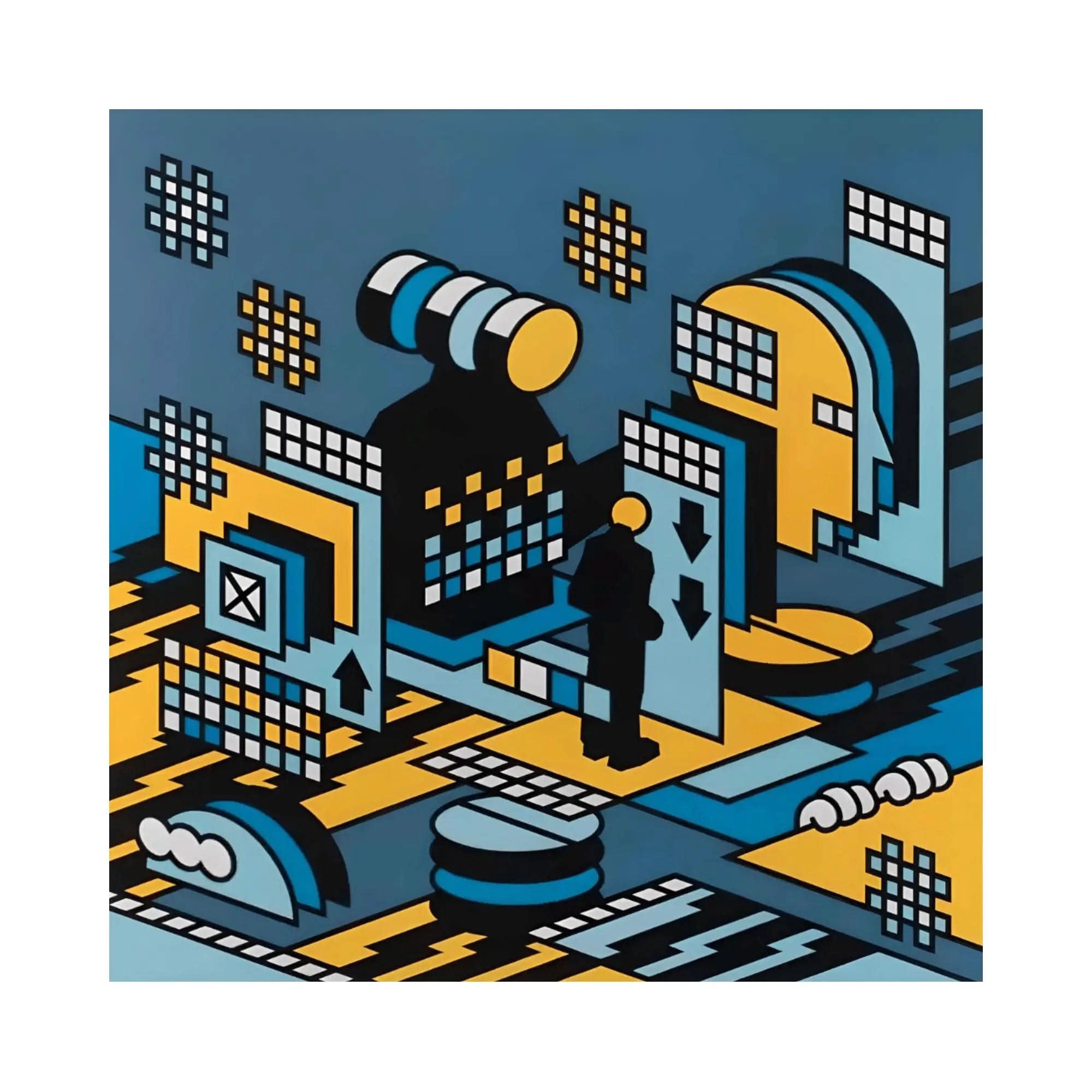 Grafflex, Guilty, 2023 - Painting on canvas