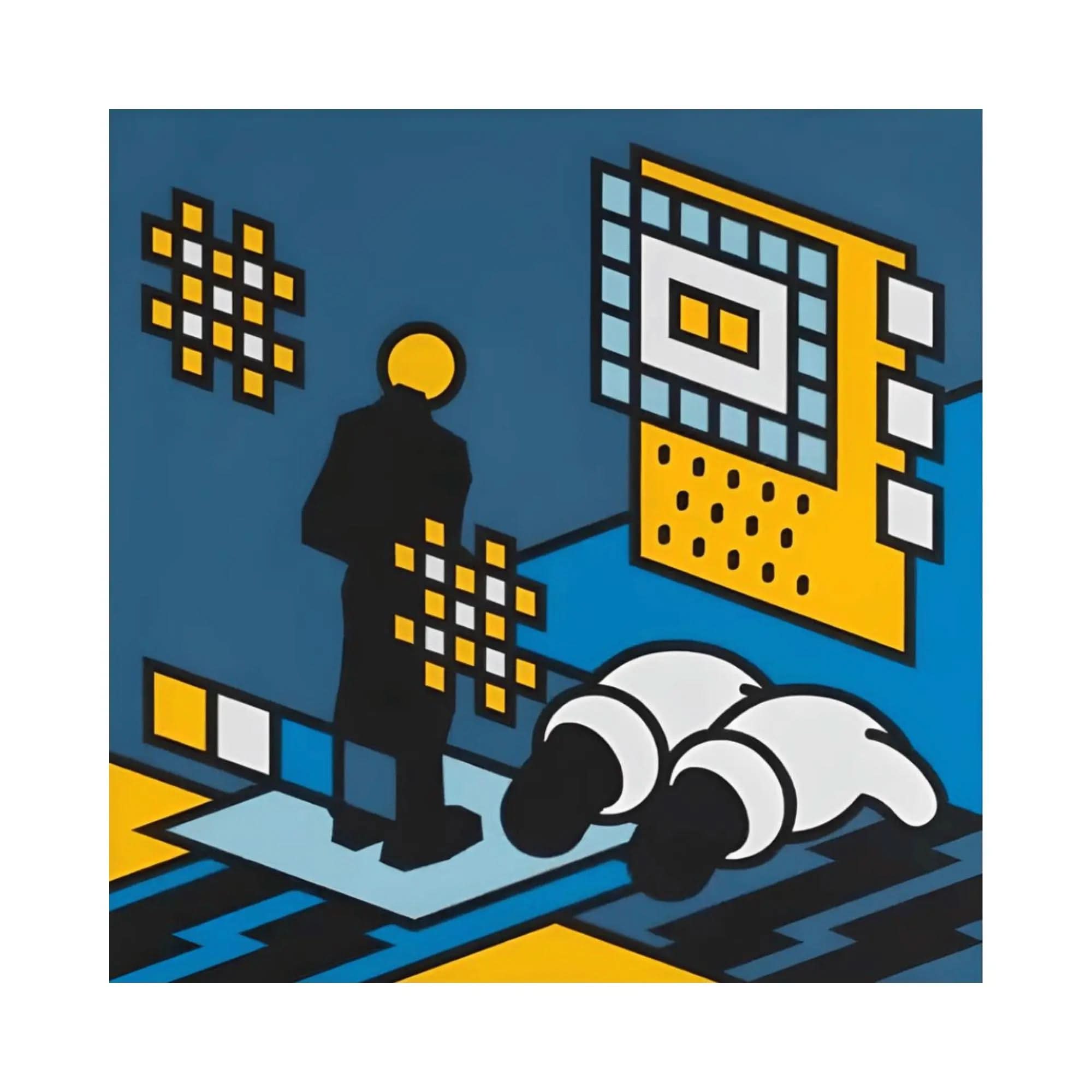 Grafflex, STAND, 2023 - Painting on canvas