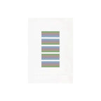 Bridget Riley - Invervals 3 (Blue/Green) - Screenprint on paper