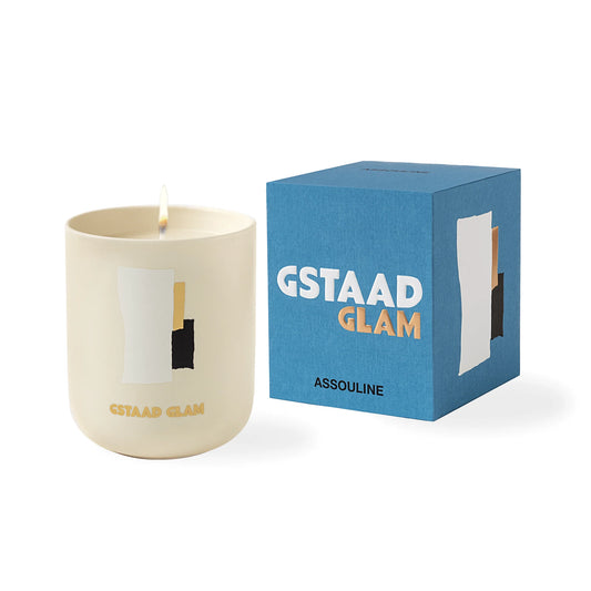 Gstaad Glam Candle – Travel from Home – Assouline
