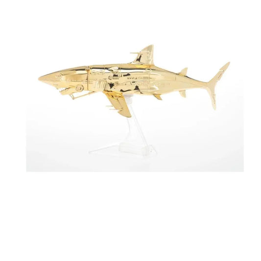 Hajime Sorayama - Shark (Gold) 2021 LYNART STORE